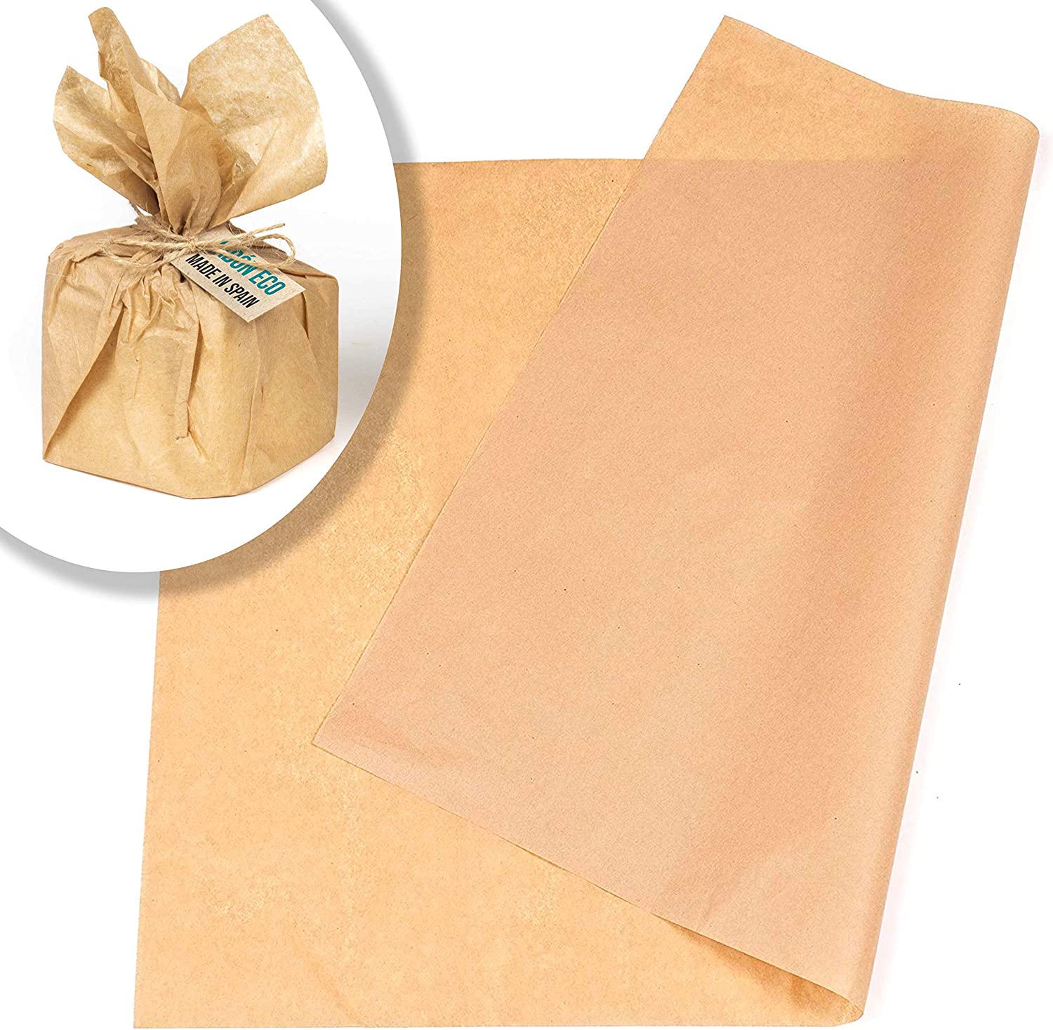 Hojas papel de seda kraft