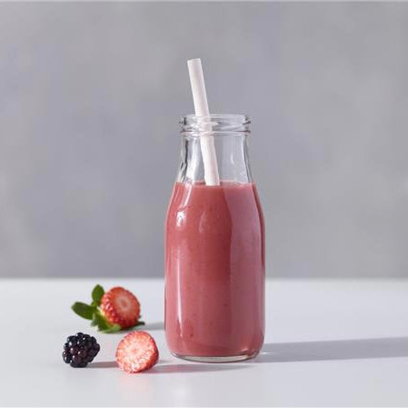 Pajitas comestibles fresa 16uds