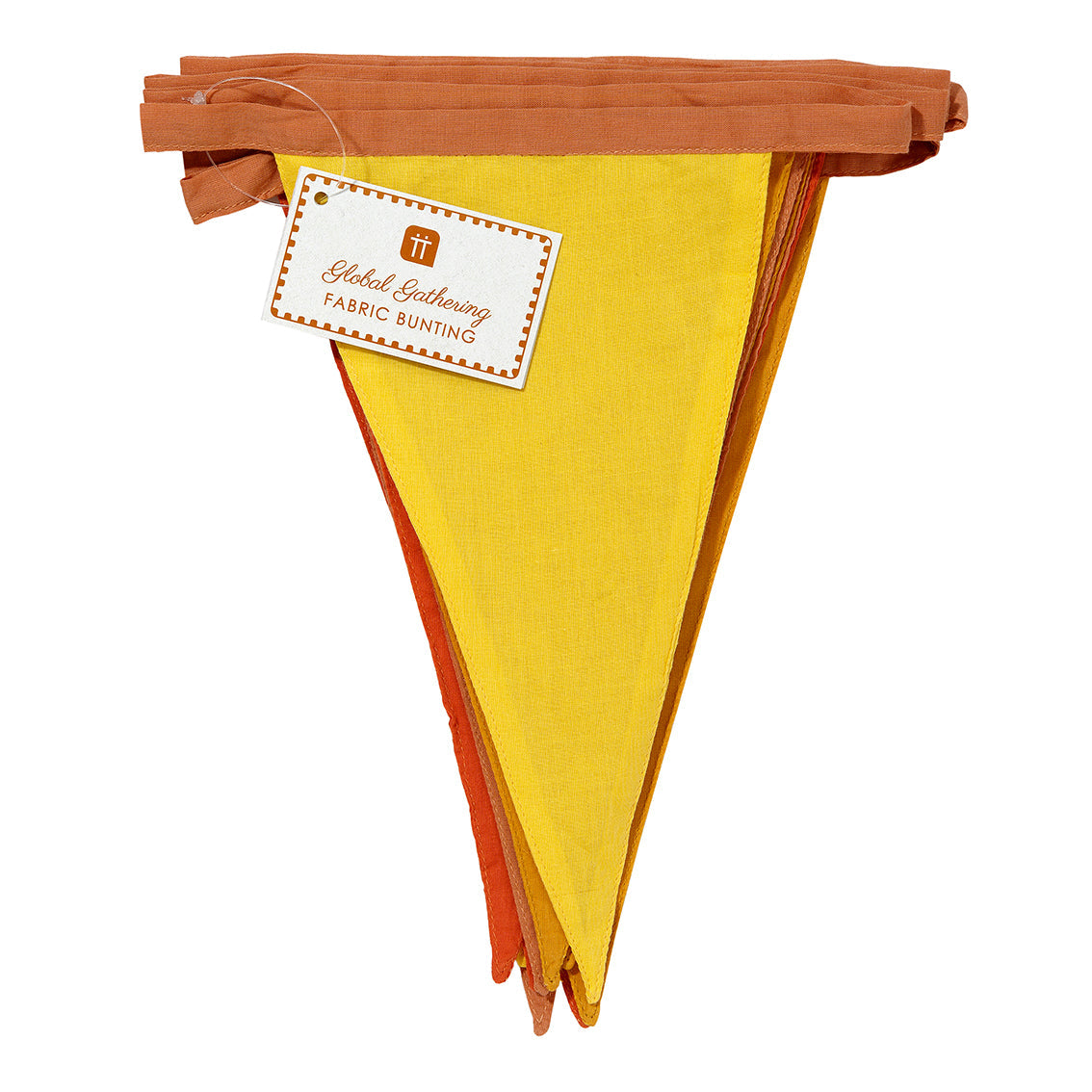 Guirnalda de algodón amarillo - naranja