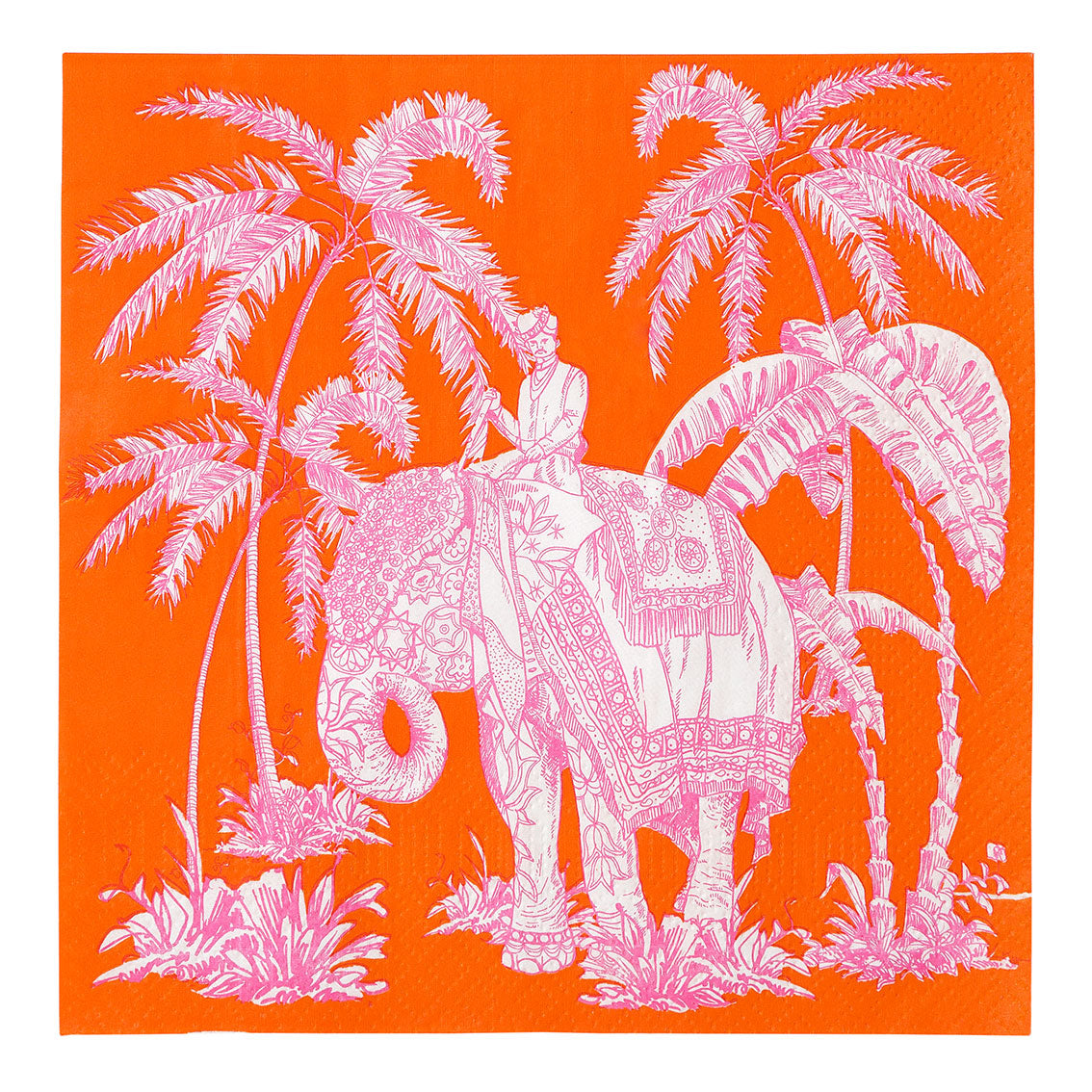 SERVILLETAS DE PAPEL BOHO NARANJAS