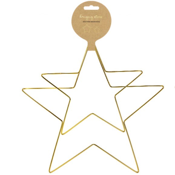 Estrellas metálicas dorado