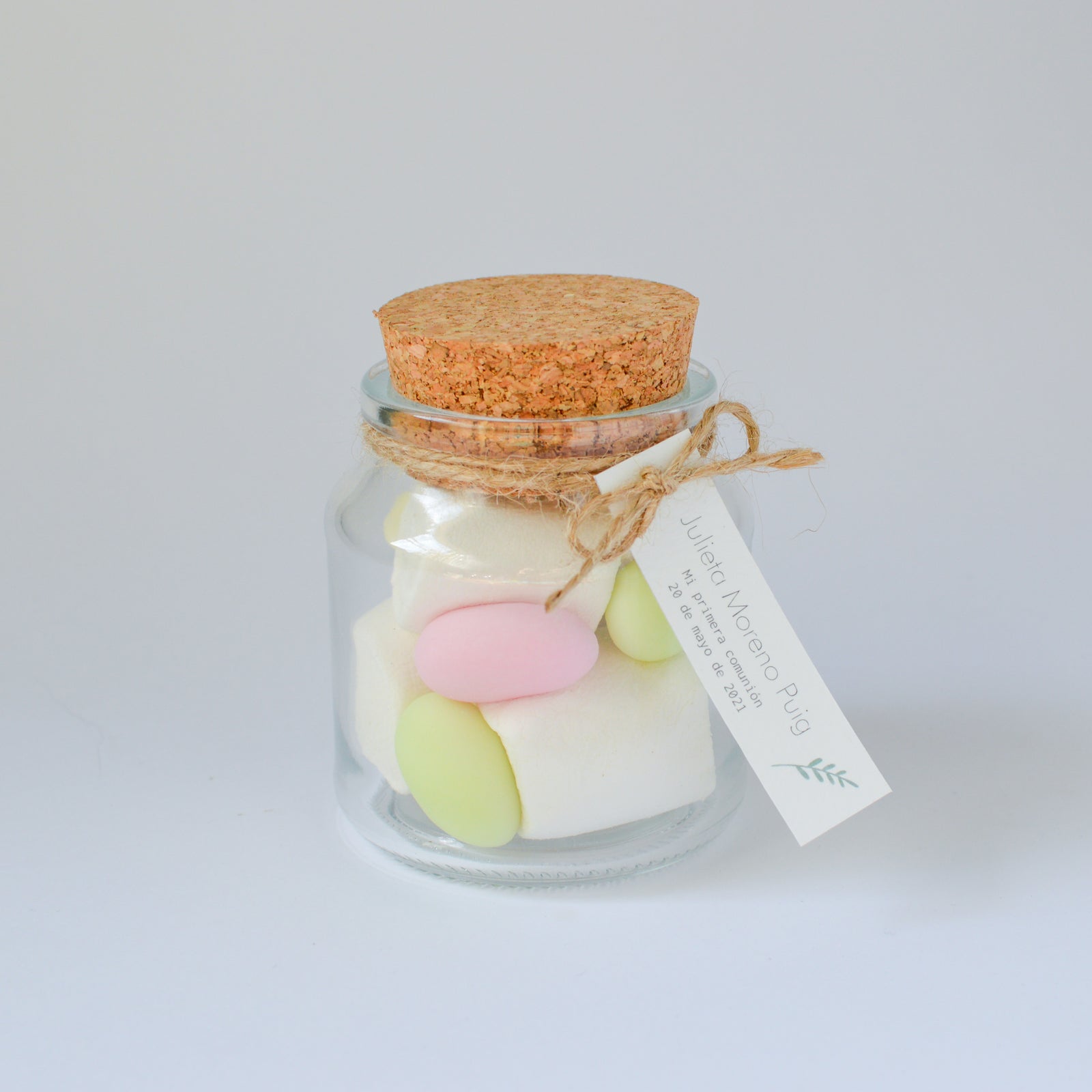 Souvenir bote de cristal