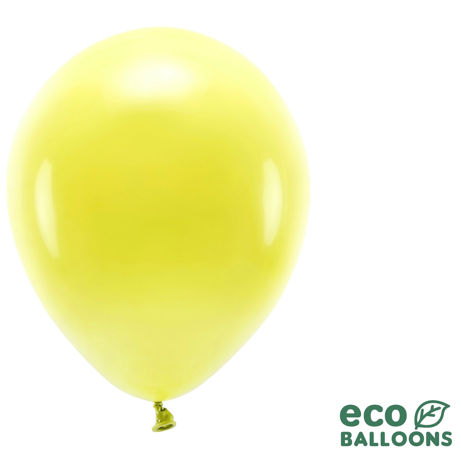 Globos biodegradables amarillo pastel 30cm - 10uds