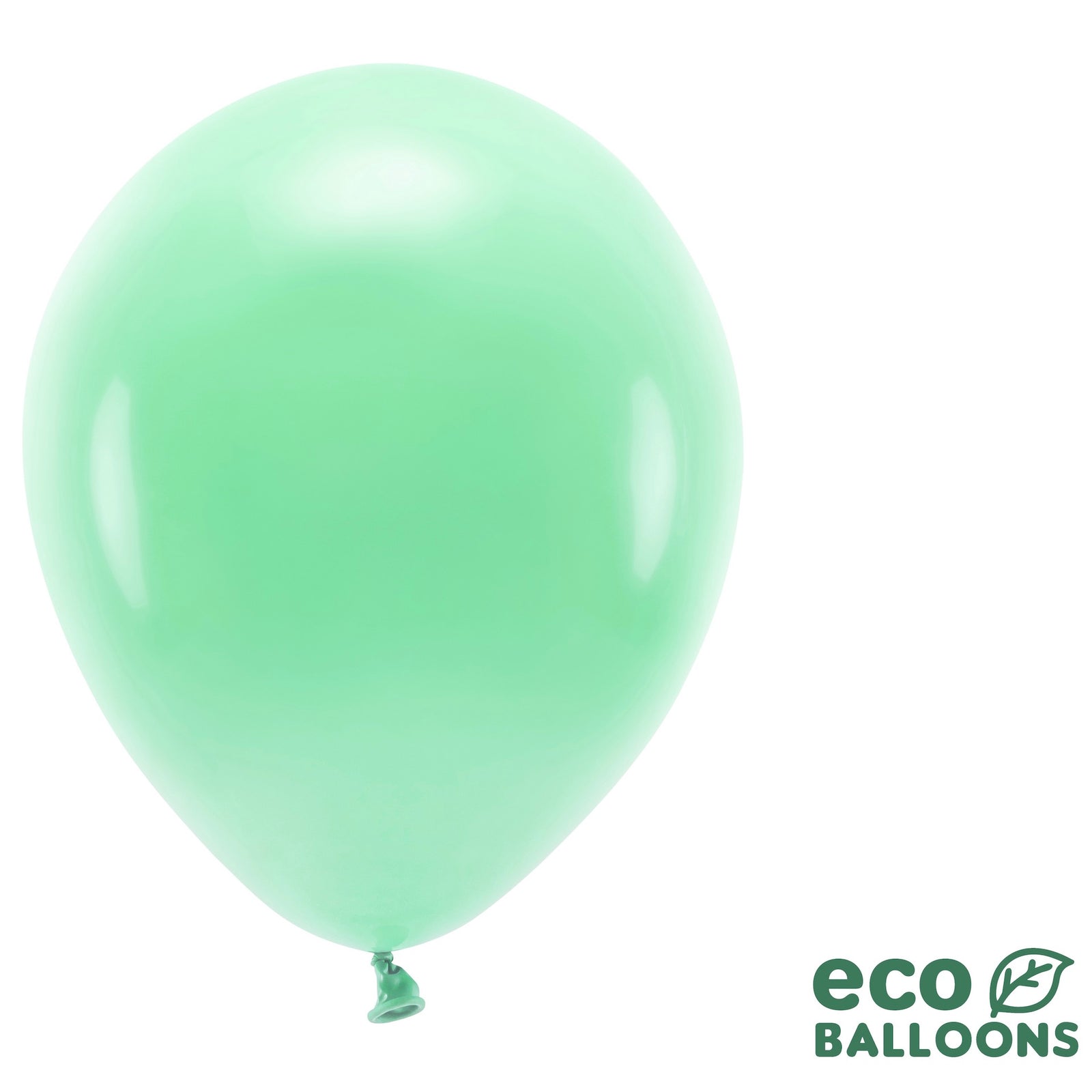 Globos biodegradables menta pastel 30cm - 10uds