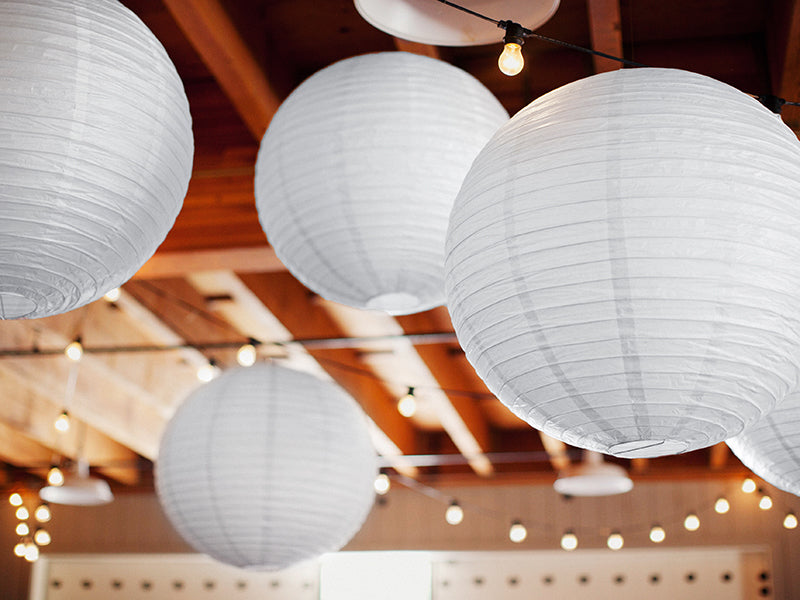 Farolillo blanco 35cm