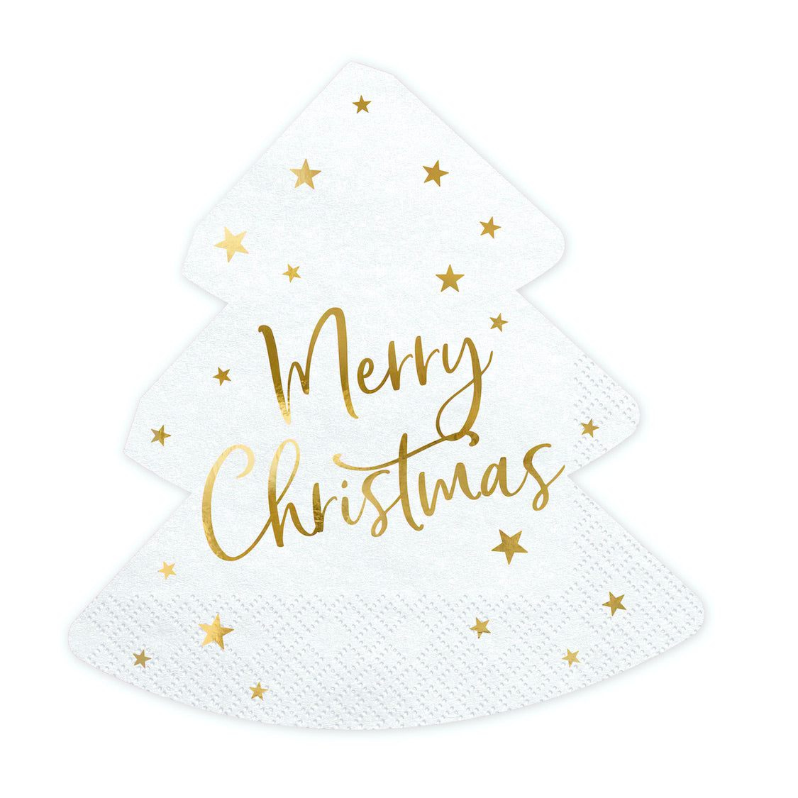 Servilleta abeto con letras doradas