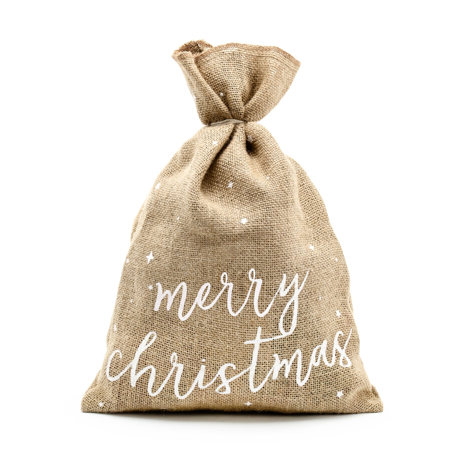 Saco de yute Merry Christmas