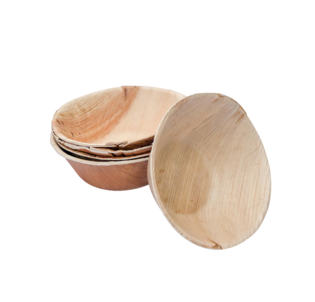 bol hoja de palma plato ecológico