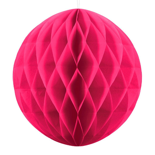 Bola nido de abeja fucsia