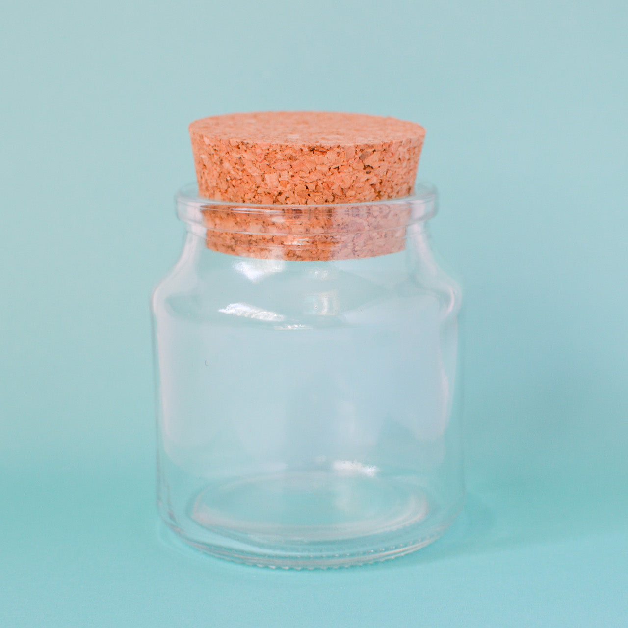 bote de cristal tapa de corcho