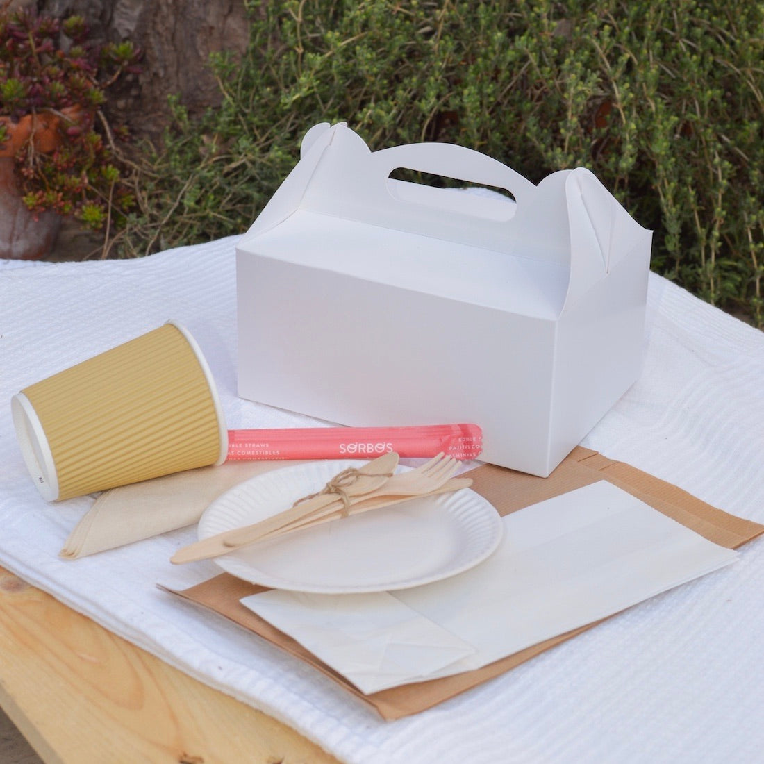 caja picnic blanca