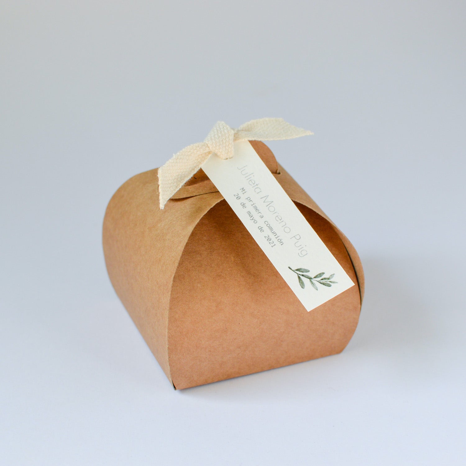 cajita regalo invitados primera comunión