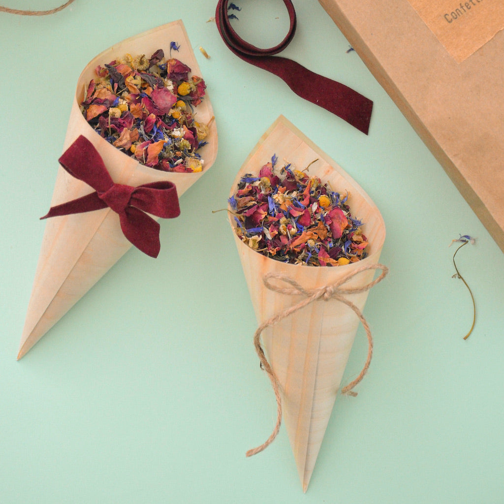 confetti de flores biodegradable