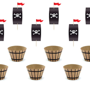 cupkcake kit pirata