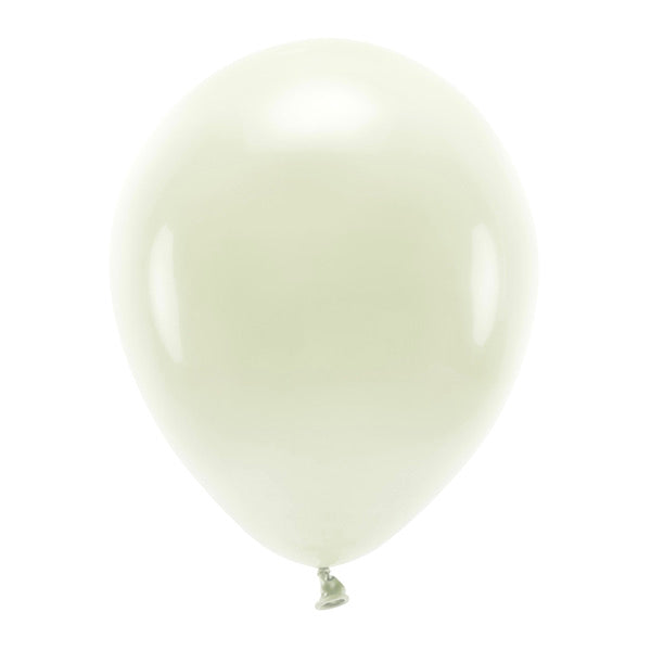 globo biodegradable color crema