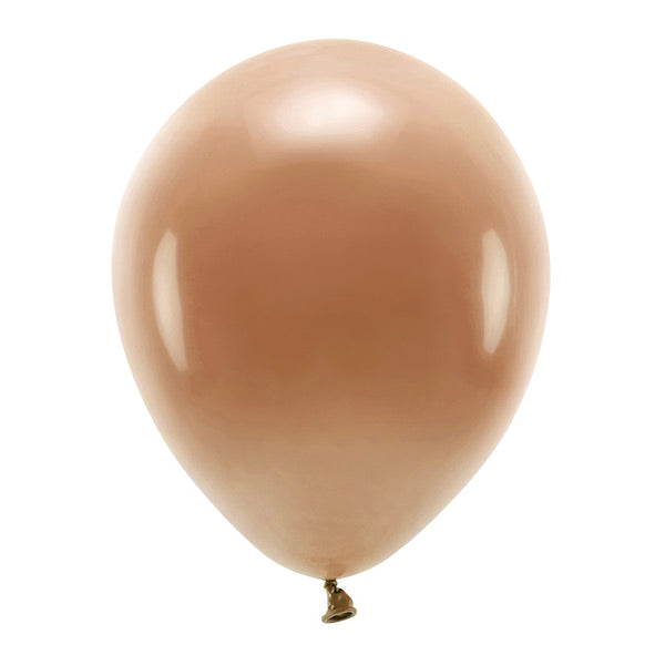 Globos biodegradables marrón 30cm - 10uds
