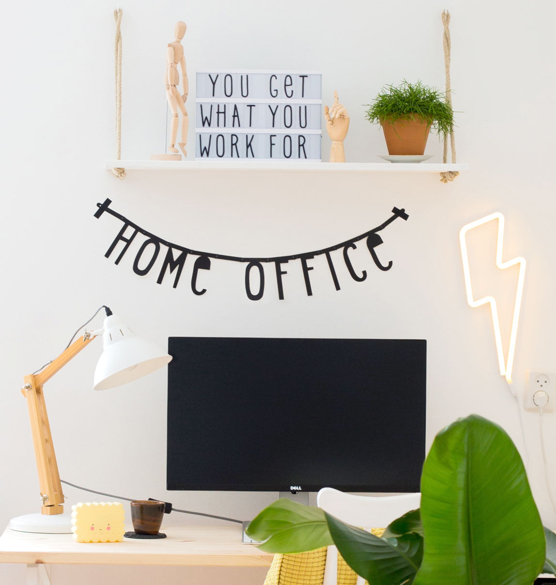 Guirnalda letras negro