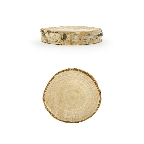 Rodajas mini madera 6 uds