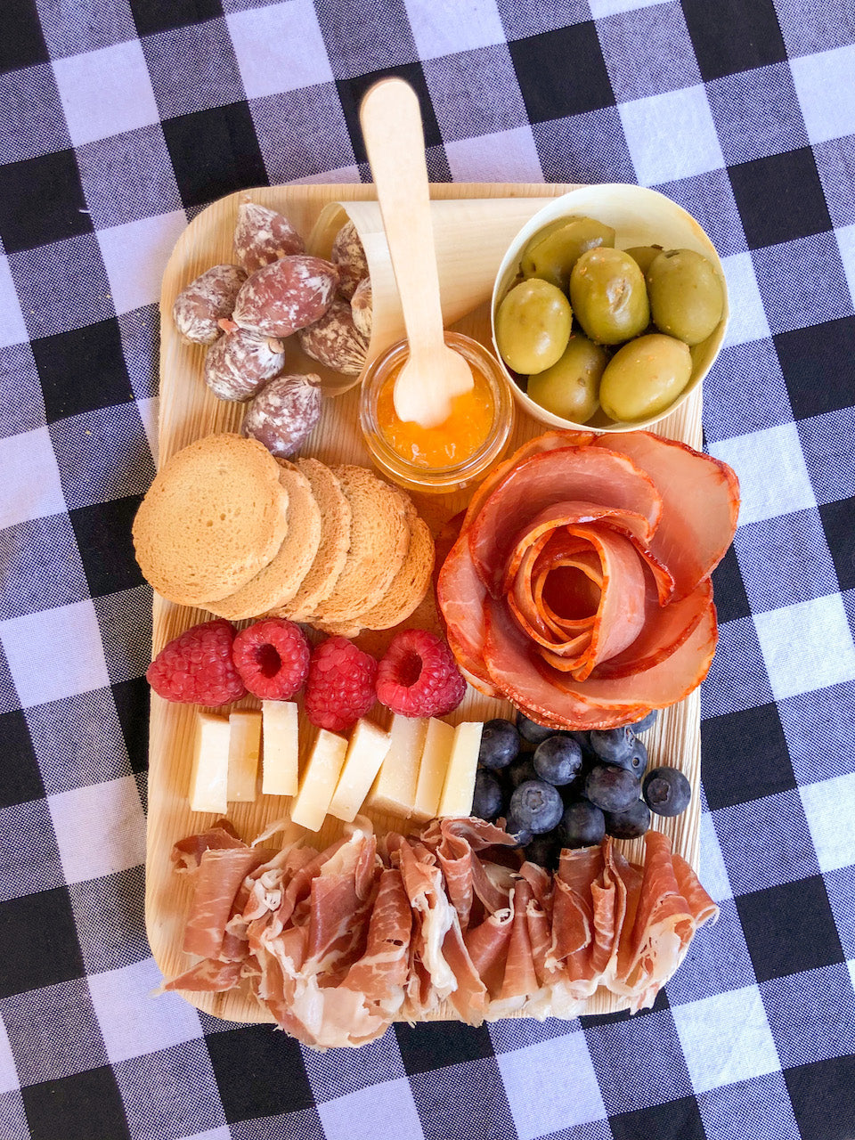 Bandeja hoja de palma