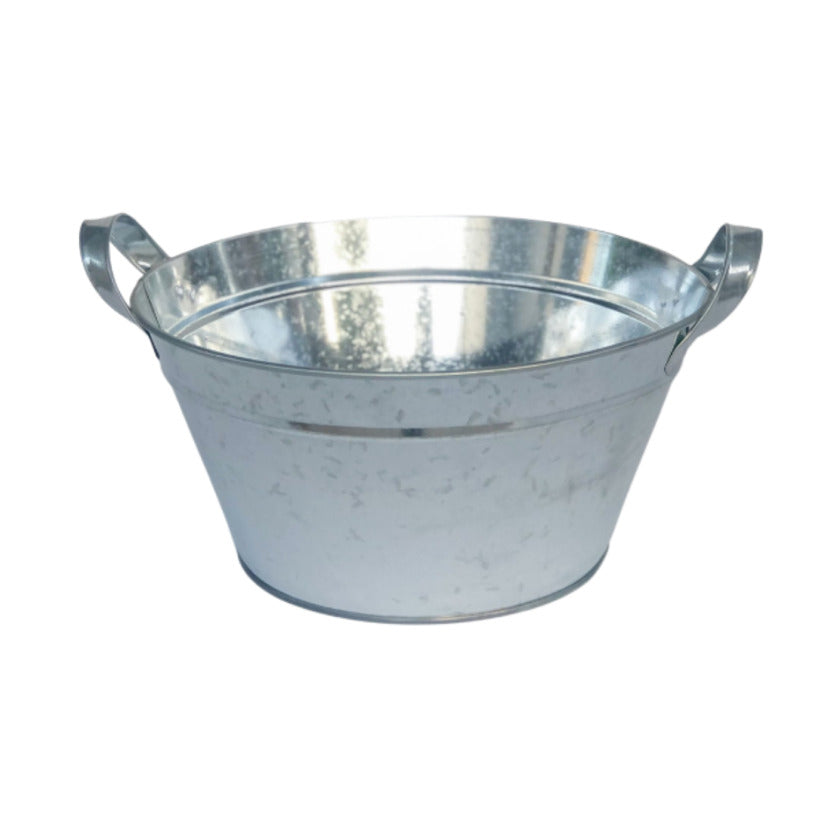 palangana metálica de zinc