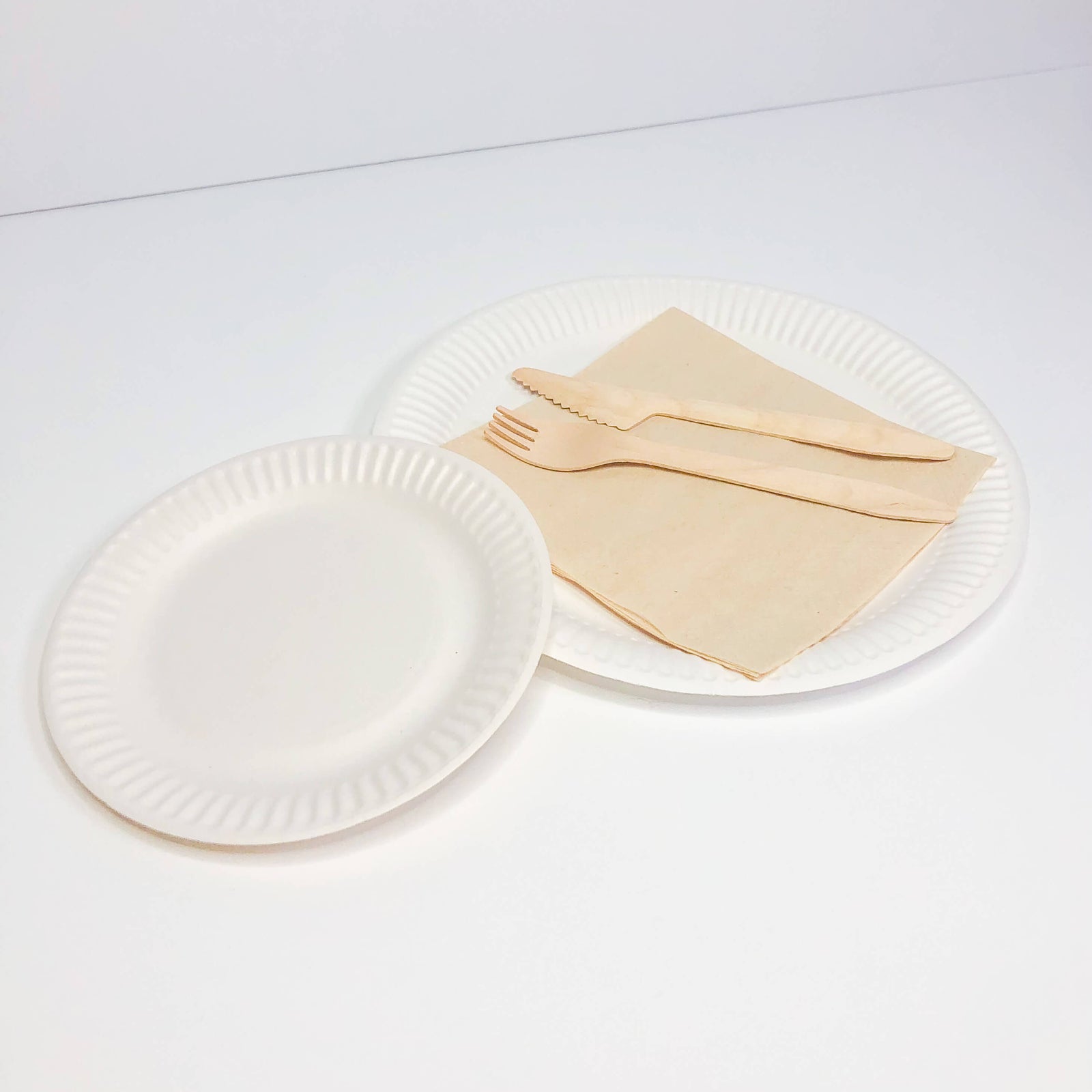 Platos biodegradables