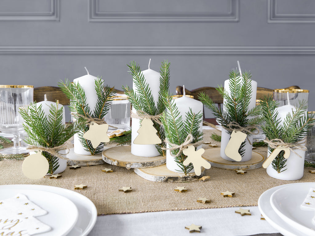 Rodajas mediana de madera 2 uds