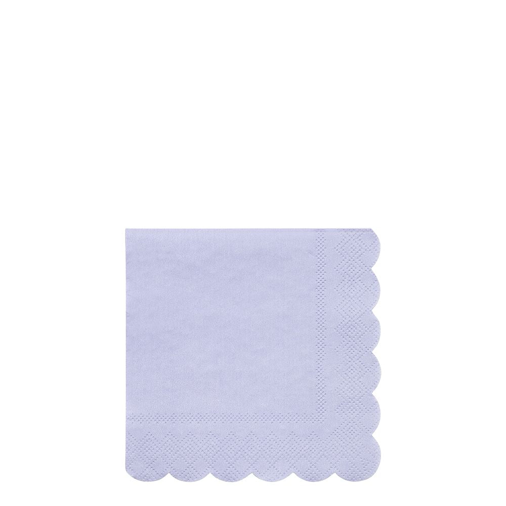 Servilleta cótel azul pastel