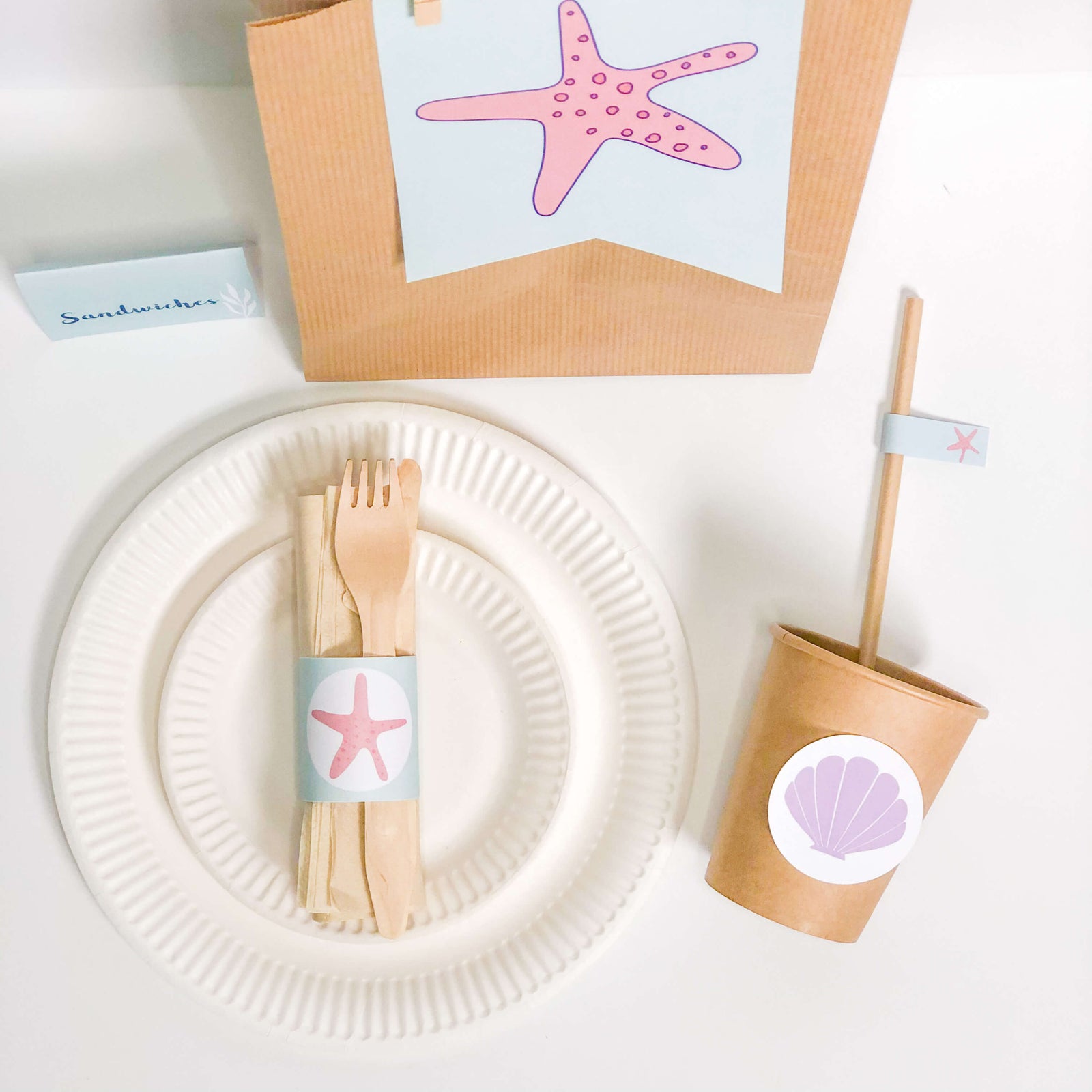 Platos biodegradables