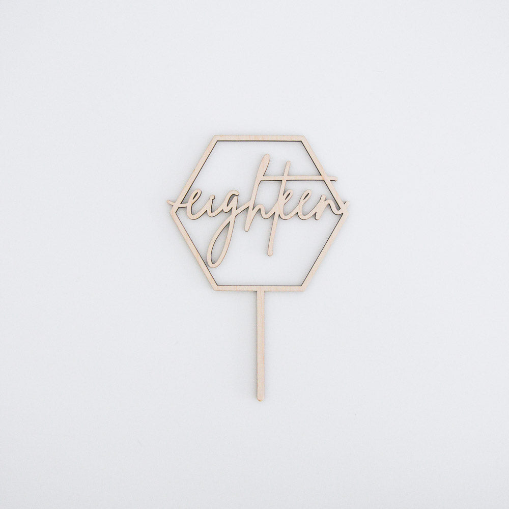 topper pastel 18 cumpleaños