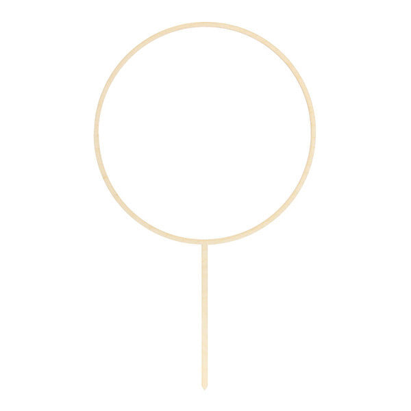 Topper de madera círculo